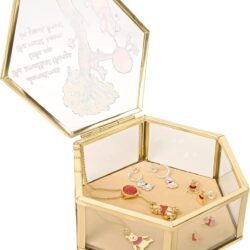 Disney Winnie the Pooh Jewelry Box - Glass Jewelry Case with Pooh and Piglet Design Jewelry Box, Officially Licensed - Image 4