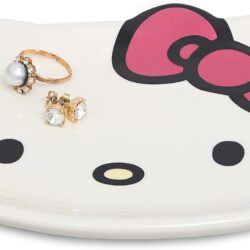 Hello Kitty Sanrio Jewelry Dish - Ceramic Trinket Tray and Ring Dish Jewelry Tray Officially Licensed