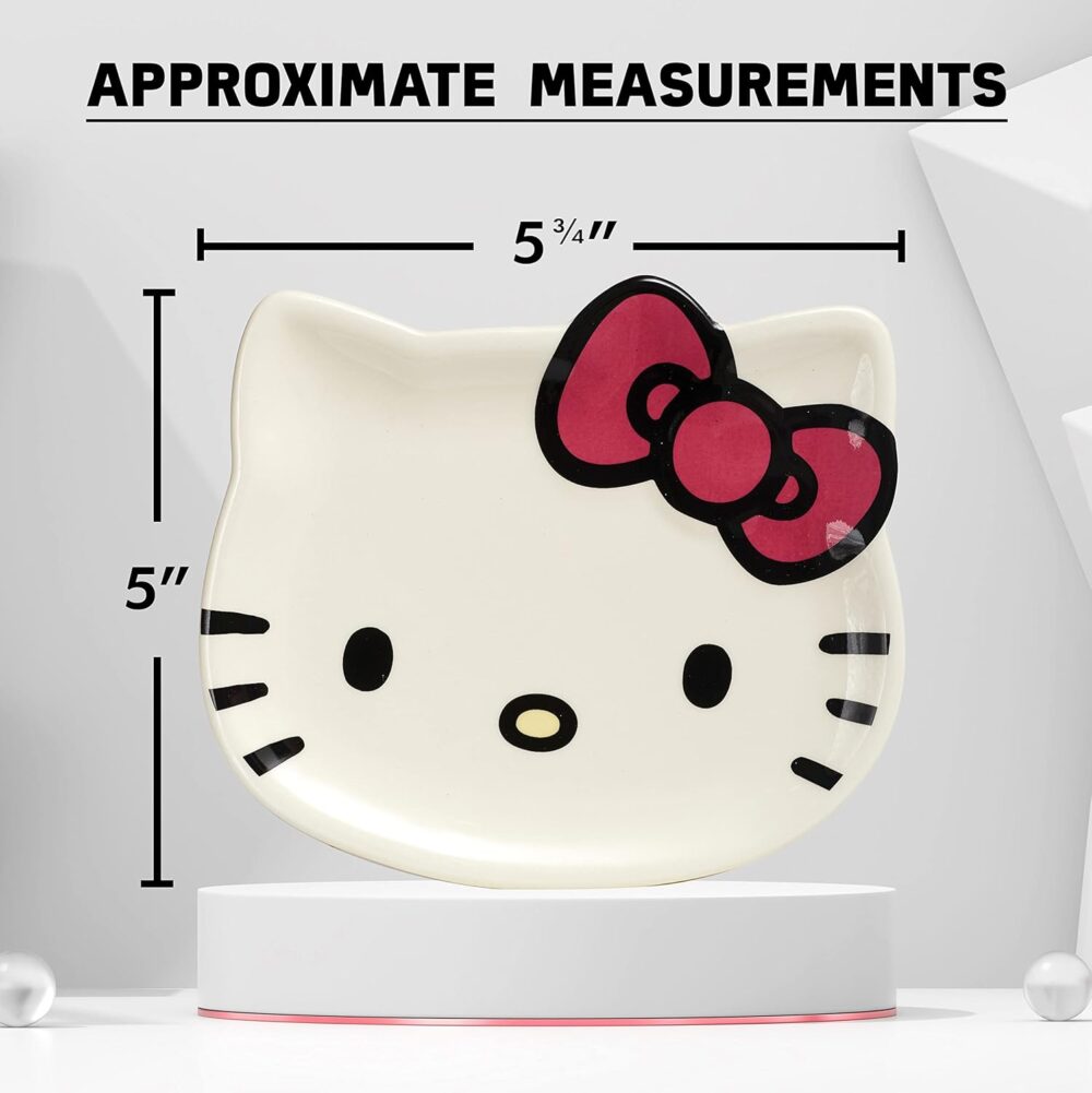 Hello Kitty Sanrio Jewelry Dish - Ceramic Trinket Tray and Ring Dish Jewelry Tray Officially Licensed - Image 7