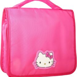 Hello Kitty Travel Toiletry Bag, Hanging Toiletry Bag Pink, Makeup Bag, Sanrio Travel Official License