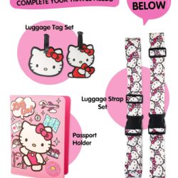Hello Kitty Travel Toiletry Bag, Hanging Toiletry Bag Pink, Makeup Bag, Sanrio Travel Official License - Image 4