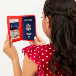 Disney Mickey & Minnie Mouse Passport Holder - Officially Licensed Passport Holder for Women - Travel Essentials for Women - Image 4