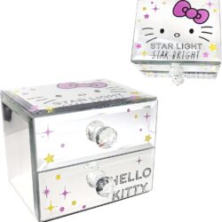 Jacmel Sanrio Hello Kitty Star Bright Mirror Glass Jewelry Box - Officially Licensed Hello Kitty Jewelry Organizer - Image 8