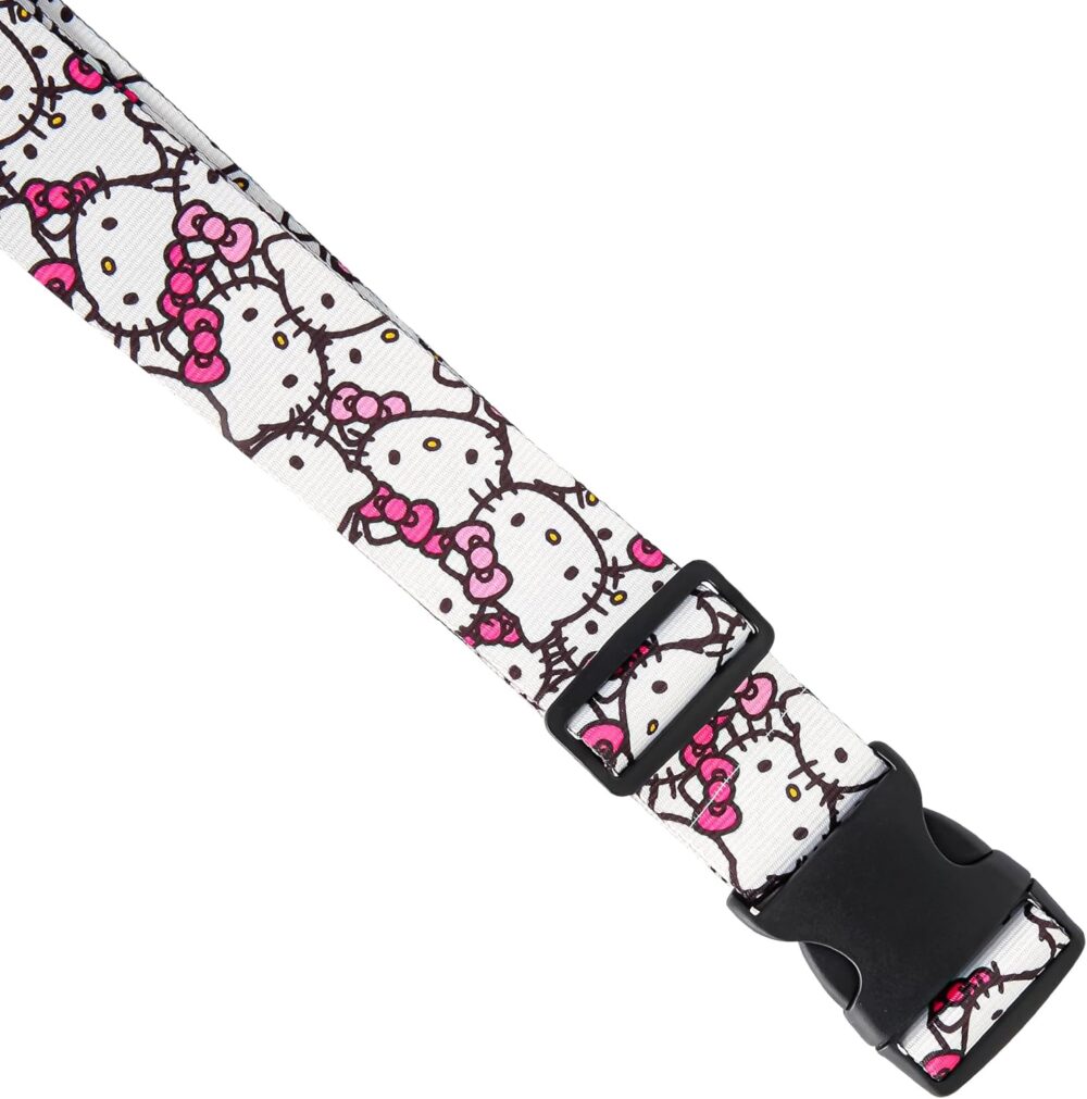 Sanrio Hello Kitty Luggage Strap 2-Piece Set Officially Licensed, Adjustable Luggage Straps from 30'' to 72'' - Image 7