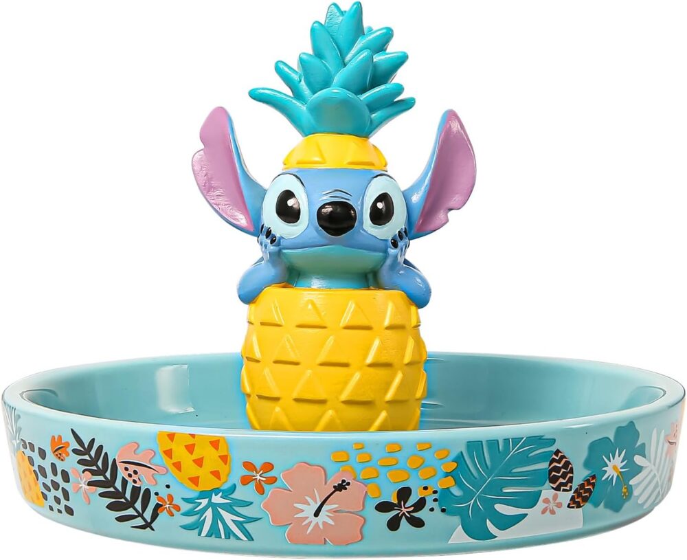 Disney Lilo & Stitch Ring Holder Jewelry Dish - Resin 3D Stitch Ring Dish - Official License Jewelry Tray for Engagement Ring - Image 2