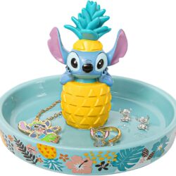Disney Lilo & Stitch Ring Holder Jewelry Dish - Resin 3D Stitch Ring Dish - Official License Jewelry Tray for Engagement Ring - Image 4