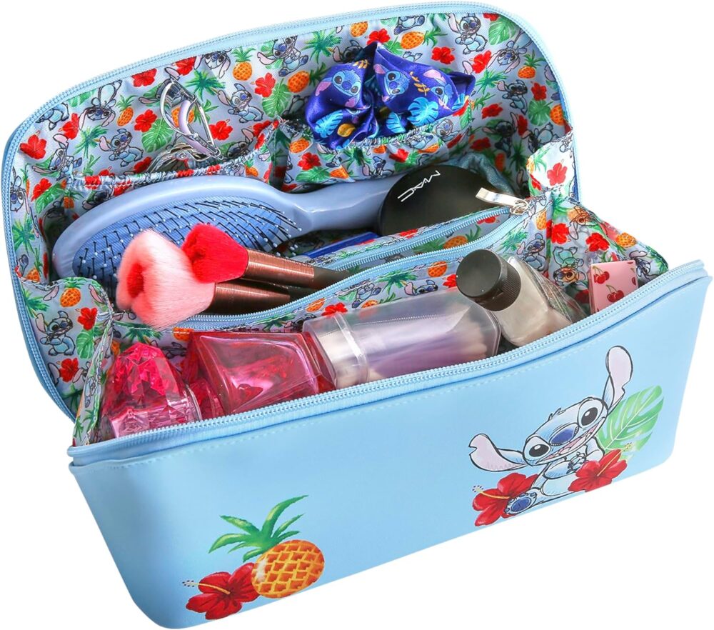 Disney Stitch Makeup Bag Official License, Travel Cosmetic Bag, Makeup Bag for Travel, Accessories - Image 3