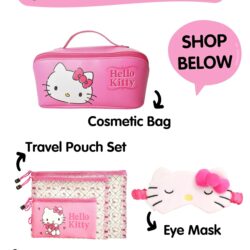 Hello Kitty Passport Holder and Luggage Tag Set Official License, Sanrio Passport Cover and Bag Tag - Image 4