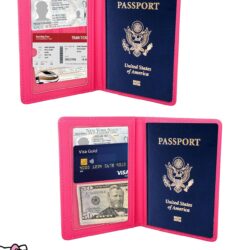 Hello Kitty Passport Holder and Luggage Tag Set Official License, Sanrio Passport Cover and Bag Tag - Image 5