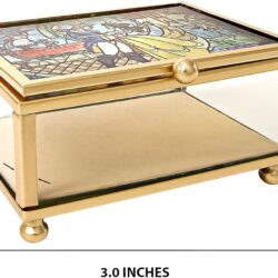 Disney Beauty and the Beast Small Glass Jewelry Box Officially Licensed, Jewelry Case, Gifts - Image 3
