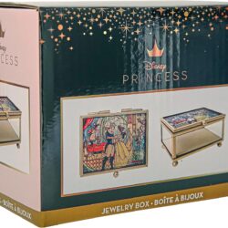 Disney Beauty and the Beast Small Glass Jewelry Box Officially Licensed, Jewelry Case, Gifts - Image 6
