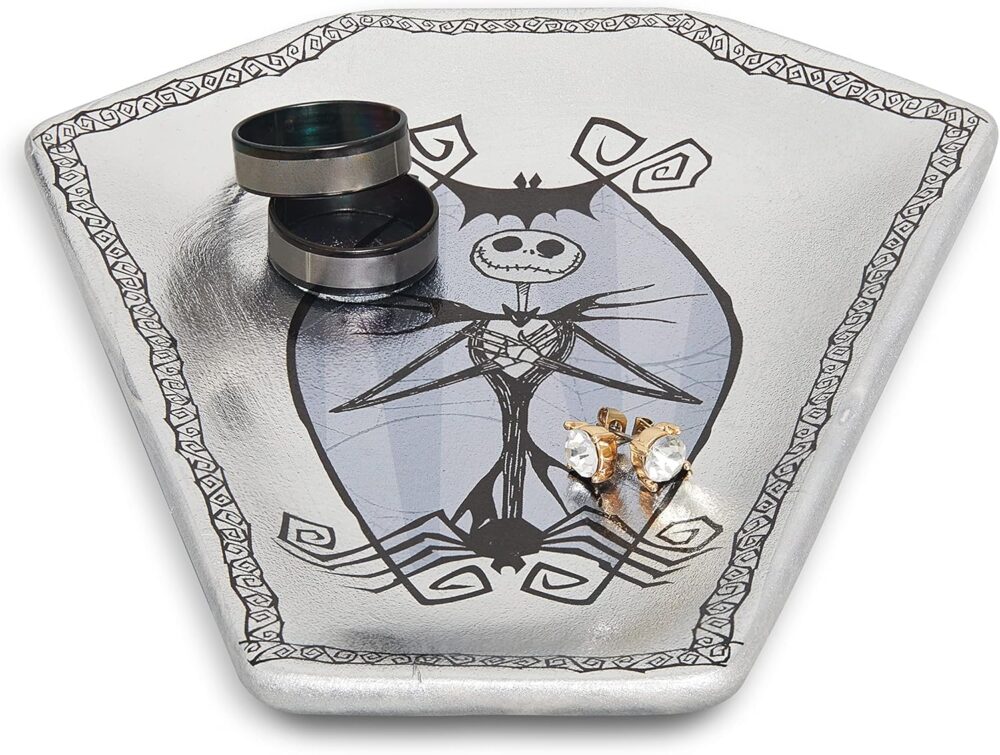 Disney The Nightmare Before Christmas Jewelry Tray - Ceramic Trinket Dish - Jack Skellington Jewelry Dish