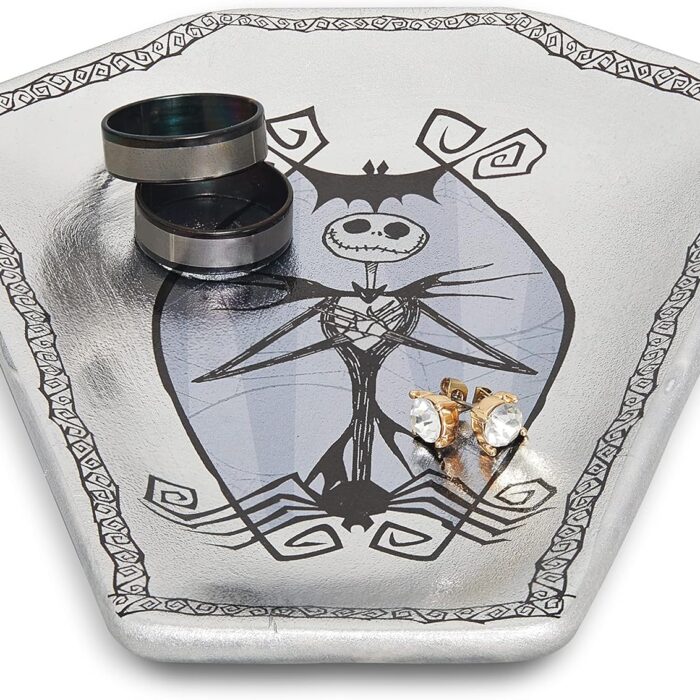 Disney The Nightmare Before Christmas Jewelry Tray - Ceramic Trinket Dish - Jack Skellington Jewelry Dish