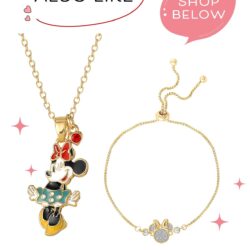 Disney Mickey Mouse and Minnie Mouse Mismatched Stud Earrings Silver Plated, Officially Licensed - Image 3