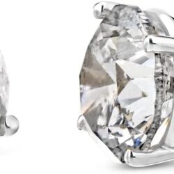 Amazon Essentials Certified 14k Gold Diamond with Screw Back and Post Stud Earrings (J-K Color, I1-I2 Clarity) (previously Amazon Collection) - Image 2