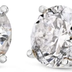 Amazon Essentials Certified 14k Gold Diamond with Screw Back and Post Stud Earrings (J-K Color, I1-I2 Clarity) (previously Amazon Collection) - Image 3