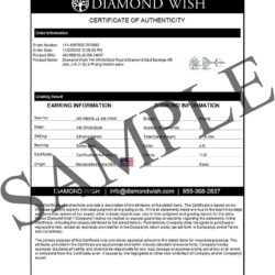 IGI Certified 1/4 to 5 Carat Lab Grown Diamond Round Stud Earrings for Women in 14k Gold or Platinum (E-F Color, SI1-SI2 Clarity, cttw) 3-Prong Martini Set Round Cut Screw Back Studs by Diamond Wish - Image 7