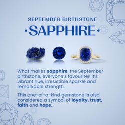 Angara Natural Princess Diana Inspired Blue Sapphire Ring with Diamond Halo in 14K Solid Gold/Platinum | September Birthstone, Birthday, Engagement, Anniversary, Wedding Jewelry Gift for Women - Image 7