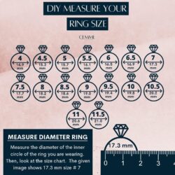 1/2 Carat Lab Grown Diamond and 2 Carat Moissanite Engagement Ring for Women in 14k White/Yellow/Rose Gold (D-E, VS, cttw) Wedding Ring Size 5.5 to 8 (10) - Image 6
