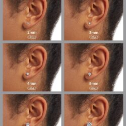 Amazon Essentials Certified 14k Gold Diamond with Screw Back and Post Stud Earrings (J-K Color, I1-I2 Clarity) (previously Amazon Collection) - Image 4