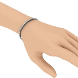 2 to 7 Carat Diamond Tennis Bracelet in 14K Gold (7 Inch) - IGI Certified (I1-I2 Clarity) - Image 3