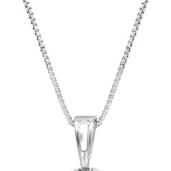 1/2 to 3 Carat Solitaire Diamond Necklaces for Women | Round Cut Lab Grown Diamond | 14K White Gold Pendant | Fine Jewelry for Her | Timeless Design | Gift Box Included