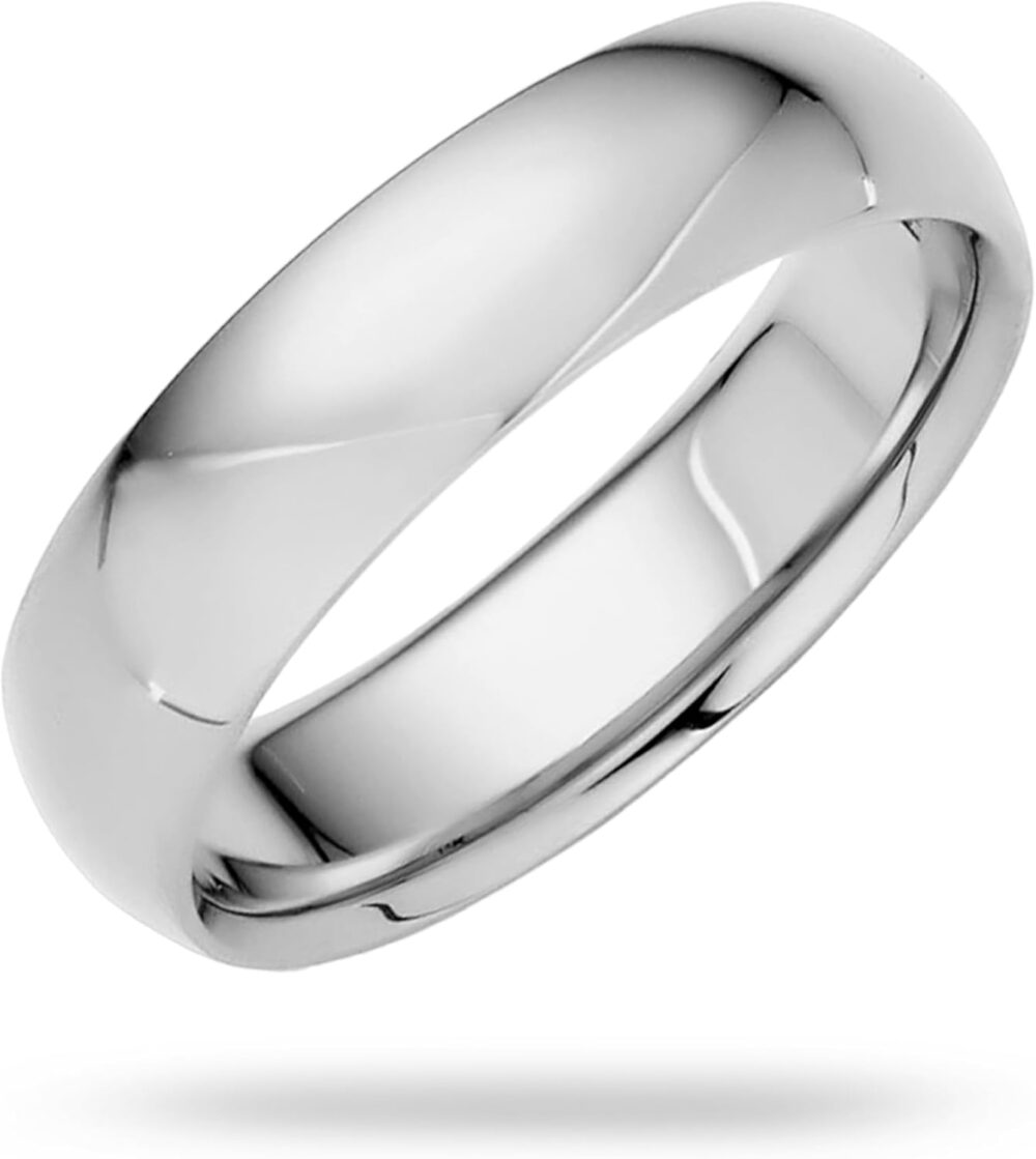 5mm Solid Gold Wedding Bands for Women or Men, 10k or 14k Gold Rings, Mens Wedding Ring with Supreme Comfort Fit, Premium Collection of Gold Ring for Men and Women