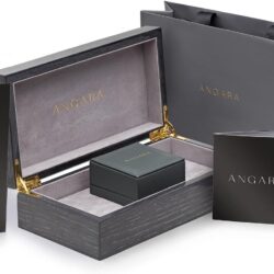 Angara Natural Princess Diana Inspired Blue Sapphire Ring with Diamond Halo in 14K Solid Gold/Platinum | September Birthstone, Birthday, Engagement, Anniversary, Wedding Jewelry Gift for Women - Image 9