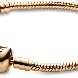 PANDORA Moments Barrel Clasp Snake Chain Bracelet - Bracelet for Women - Gift for Her - Image 2
