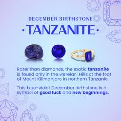 Angara Natural Oval Tanzanite Solitaire Pendant with Trio Diamond in Silver / 14K Solid Gold/Platinum | December Birthstone, Birthday, Engagement, Anniversary, Wedding Jewelry Gift for Women - Image 6