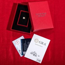 Solid 14K White Gold/Yellow Gold 3CT Six Prong Solitaire Moissanite Ring, 14K Real Gold Gift for Wedding, Engagement And Anniversary Promise Rings With Certificate - Image 6