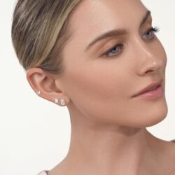 IGI Certified 1/2 to 4 Carat Emerald Cut Lab Grown Diamond Fancy Shape Stud Earrings for Women in 14k Gold (G-H Color, VS1-VS2 Clarity, 0.50 to 4.00 cttw) Push Back Studs by Carbon Atelier - Image 3