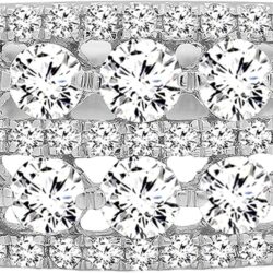 Dazzlingrock Collection 1.15 Carat Round Natural White Diamond Womens Anniversary Stackable Wedding Band in 18K Solid Gold - Image 2