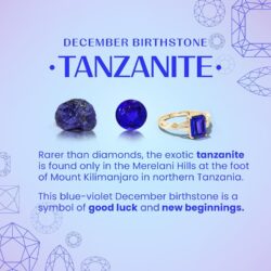 Angara Natural Oval Tanzanite Solitaire Pendant with Trio Diamond in Silver / 14K Solid Gold/Platinum | December Birthstone, Birthday, Engagement, Anniversary, Wedding Jewelry Gift for Women - Image 7