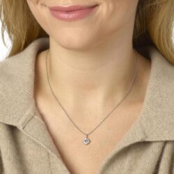 IGI Certified 1/4 to 4 Carat Round Brilliant Cut Lab Grown Diamond Solitaire Pendant Necklace for Women I 14k Gold Necklace (G-H, VS1-VS2, cttw) Adjustable 16 to 18 Inch Chain - Image 2
