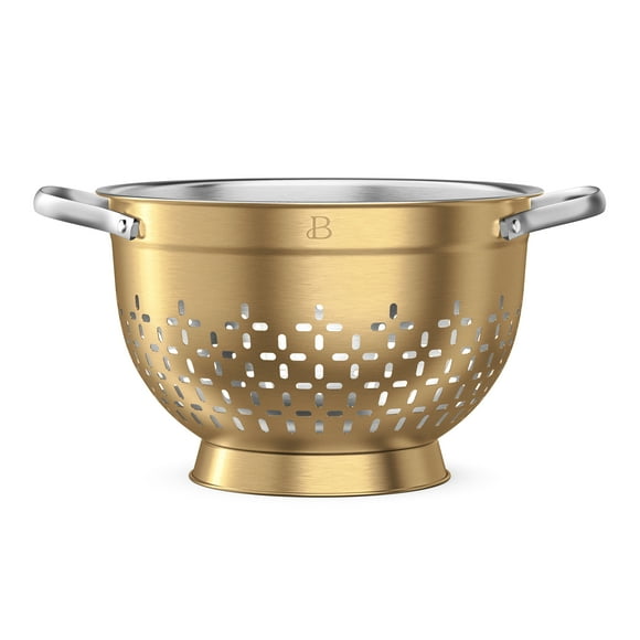 Beautiful 4.5 QT Stainless Steel Colander by Drew Barrymore