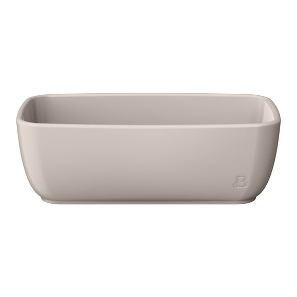 Beautiful 8.75x 4.75 Stoneware Loaf Pan, Porcini Taupe by Drew Barrymore