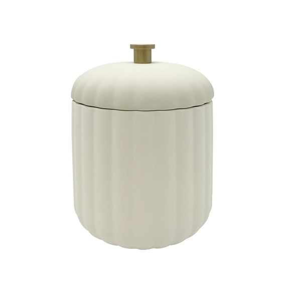 Beautiful By Drew Barrymore Bathroom Cannister- Off White